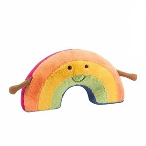 JellyCat Adorable Happy Smile Amuseable Rainbow Plush Super Soft Stuffed Toy